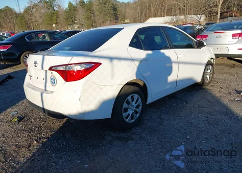 2016 Toyota Corolla L из США, поврежденный, VIN 2T1BURHE2GC489793